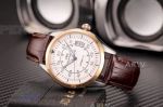Perfect Replica IWC Portofino White Face Rose Gold Smooth Bezel 40mm Watch